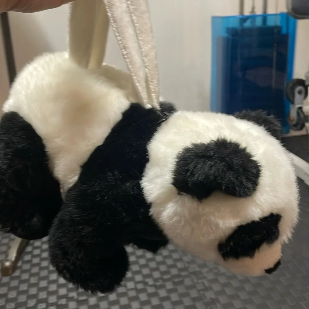 Panda plush tote purse by unipak design